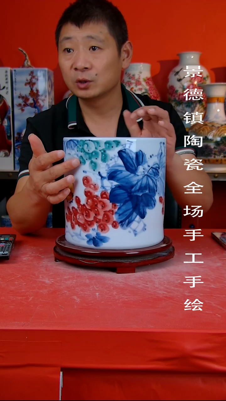 摆件景德镇陶瓷 全场手工手绘3