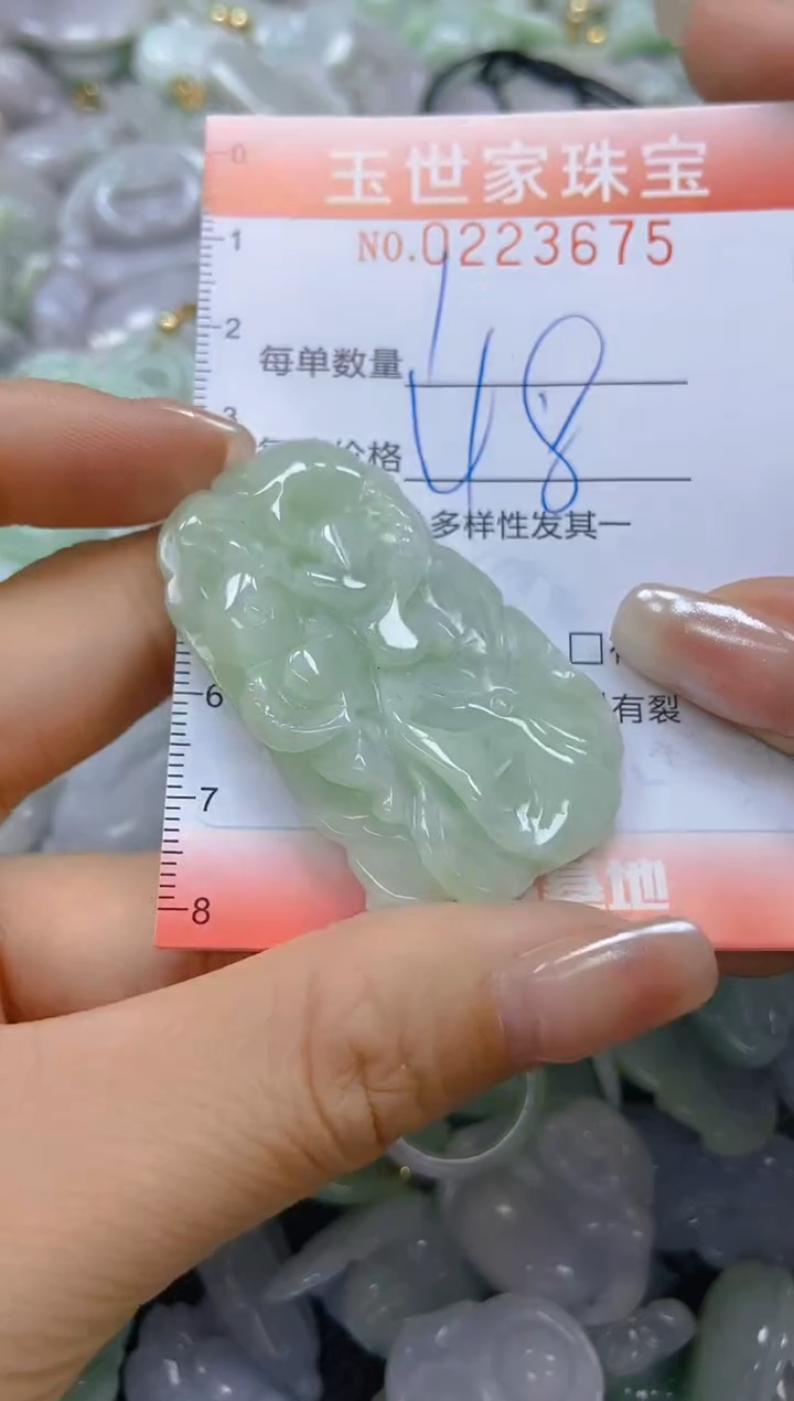 翡翠未镶嵌颈饰闪购0223675