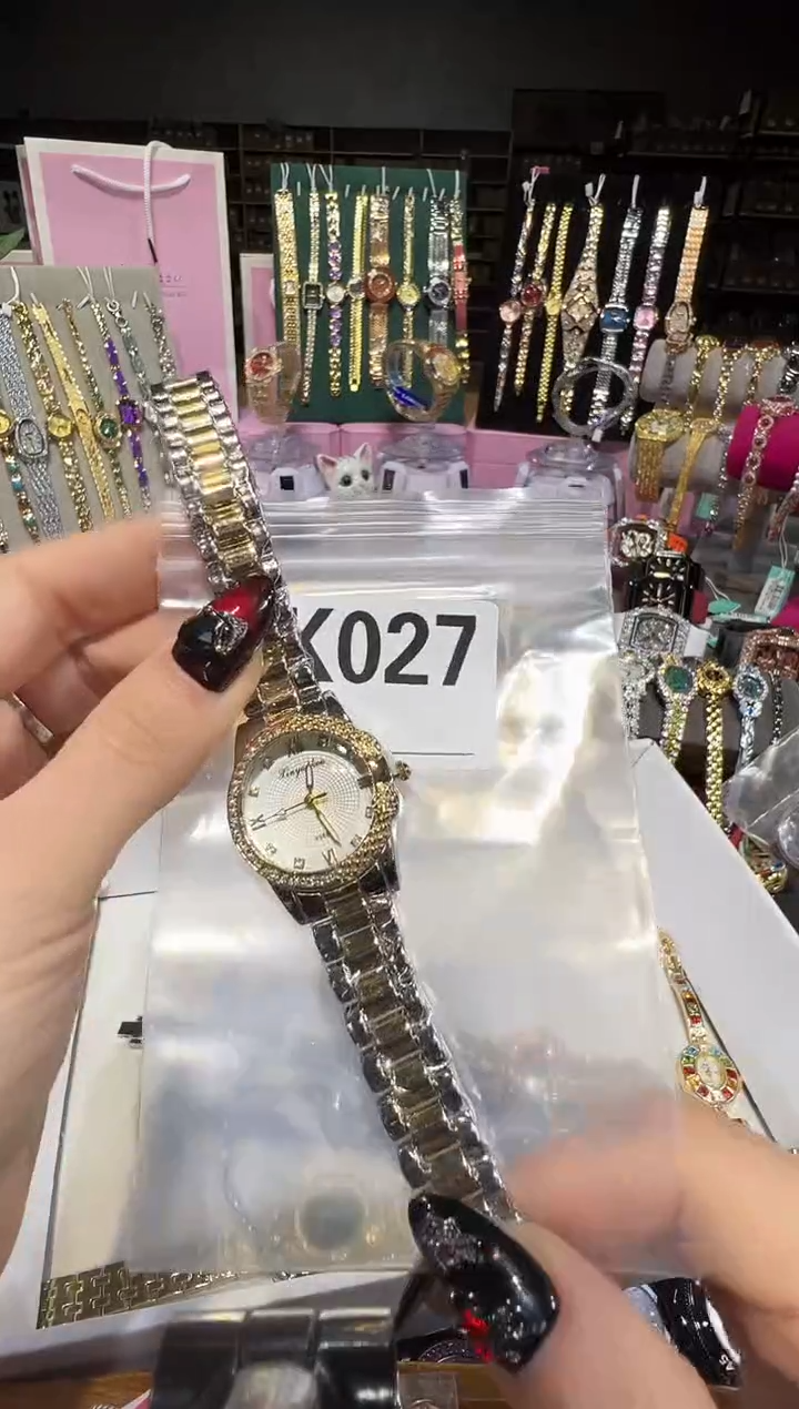 石英机芯不锈钢不锈钢直播定闪专用