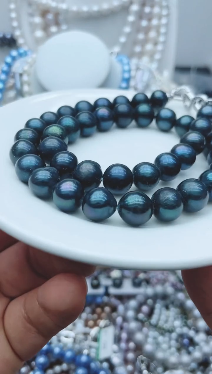 【闪购商品】淡水珍珠颈饰钛钢17
