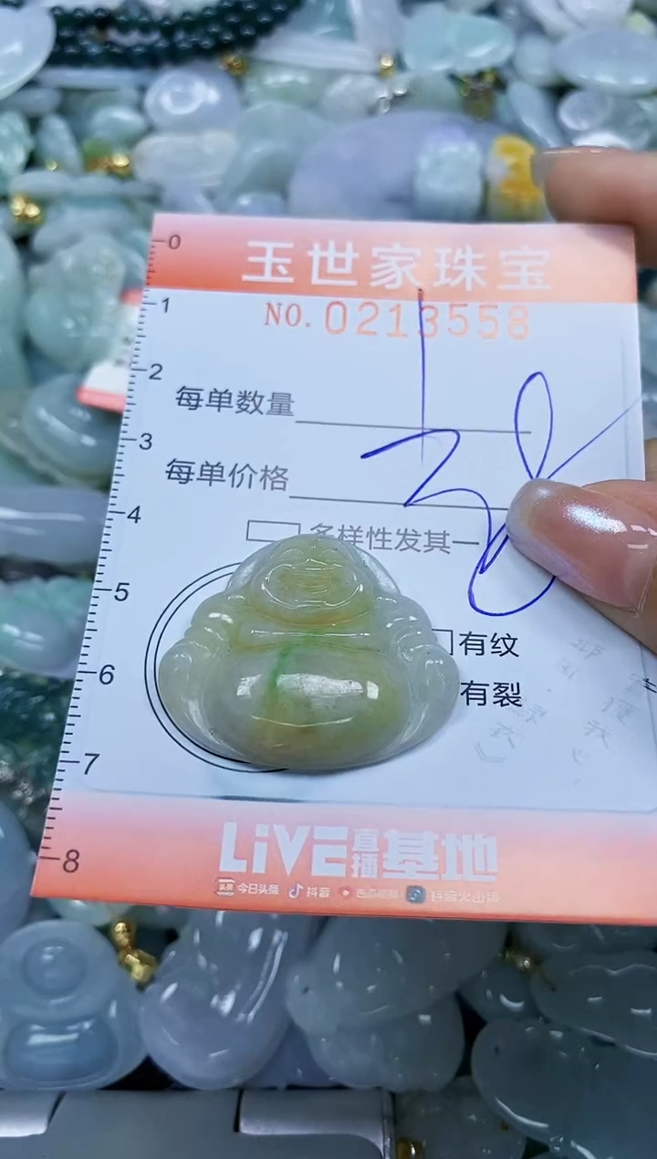 【闪购商品】翡翠未镶嵌颈饰闪购0213558