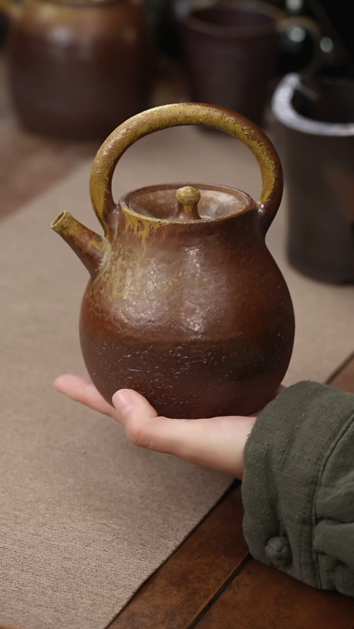 茶壶紫砂三号提梁