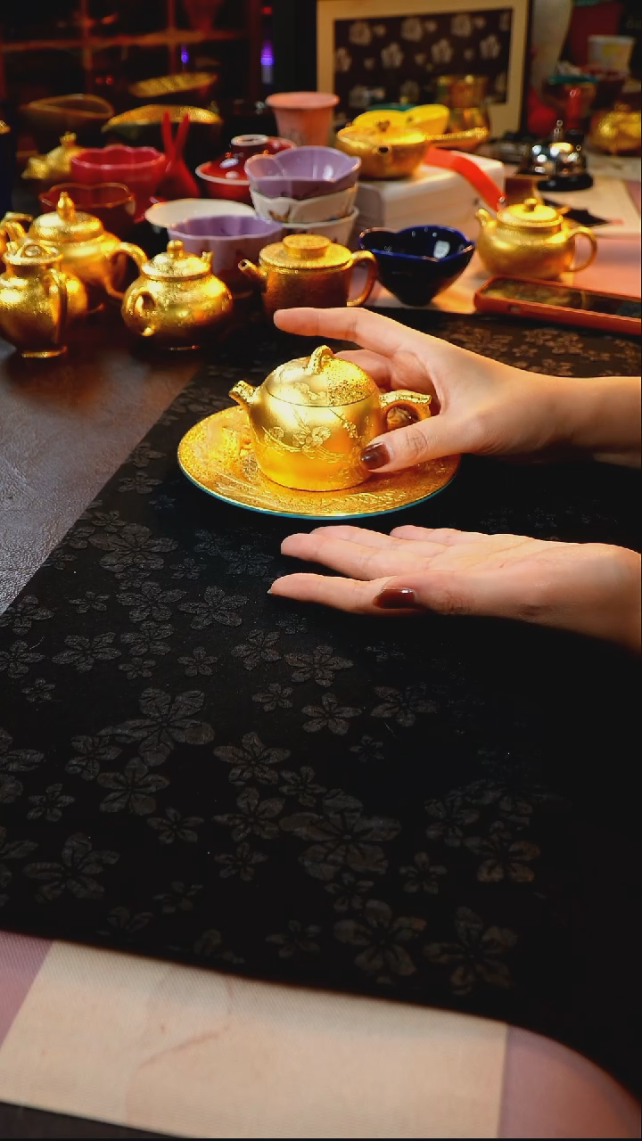 茶杯紫砂【宜景窑系列】金壶 3