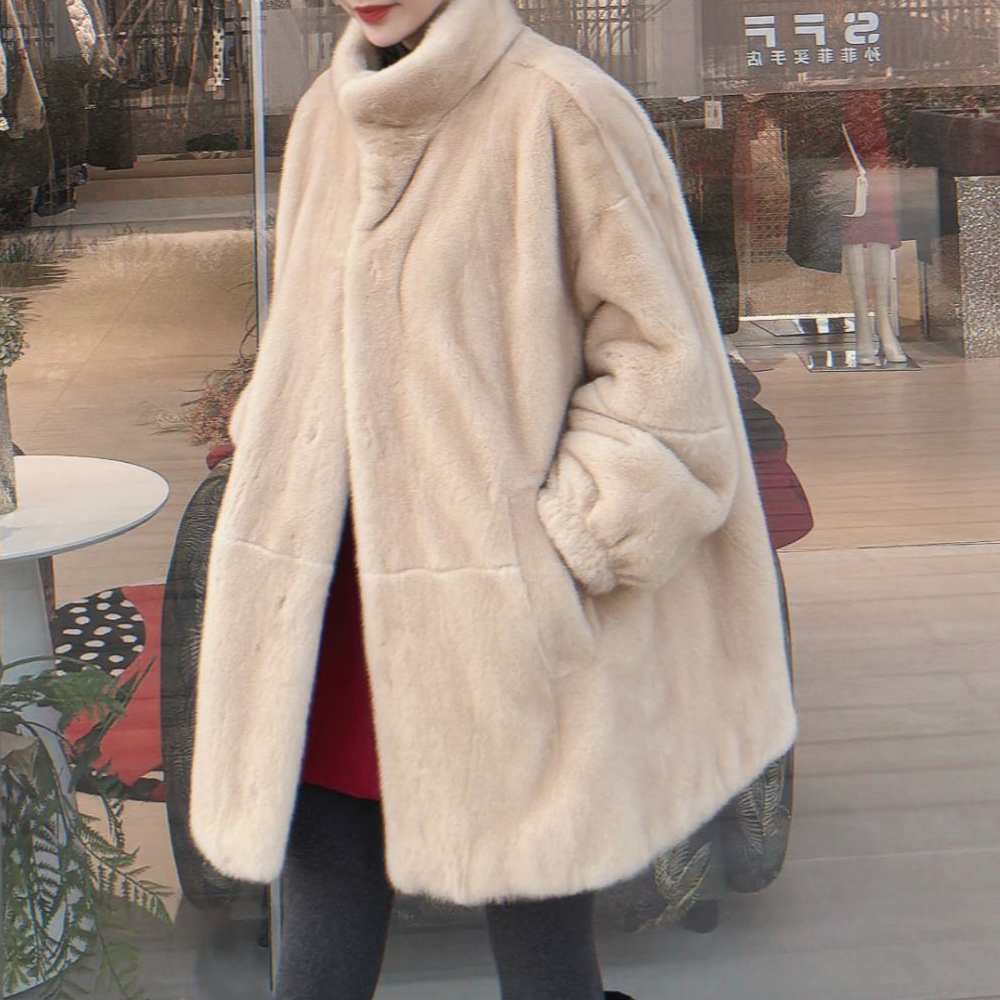 【SFF严选】FLAIRSTA 25冬甜美风气质水貂外套13925