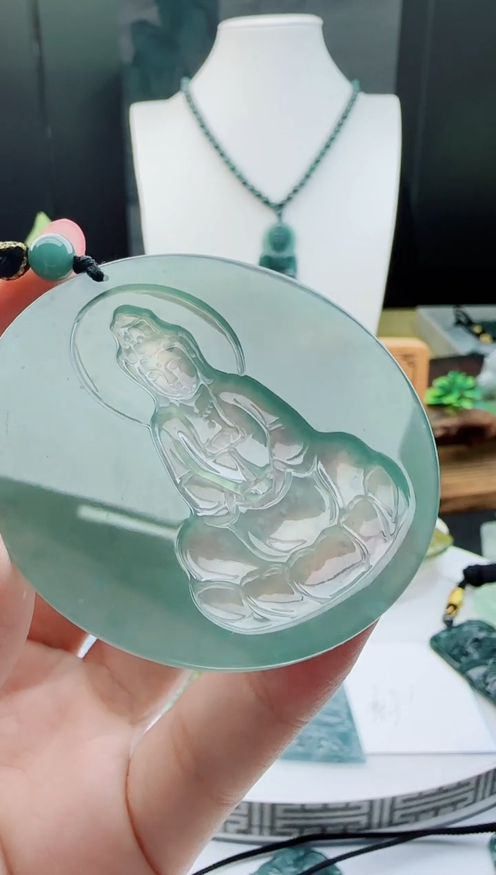 【闪购商品】翡翠颈饰未镶嵌多样性随机一件发货