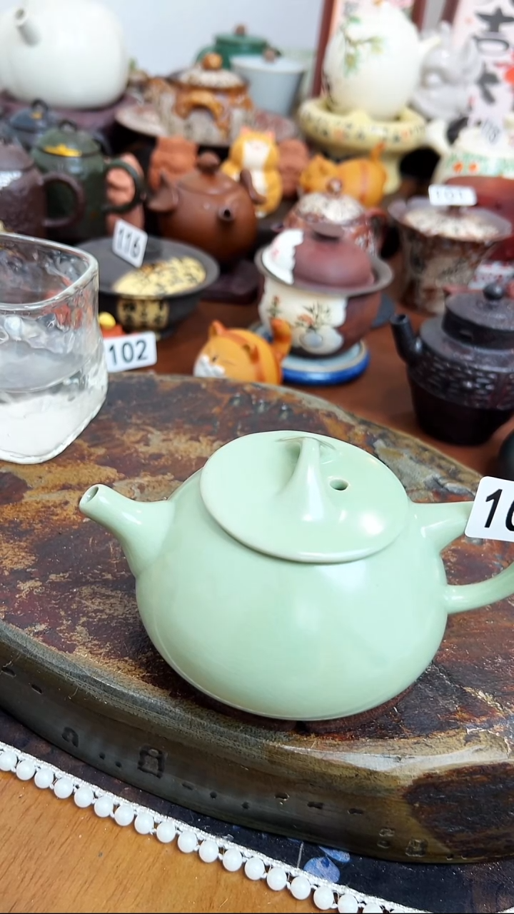 【茶瓷物语】青瓷茶壶106