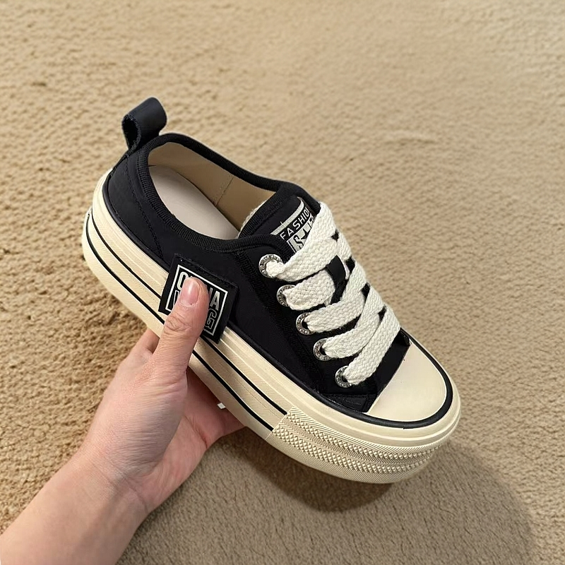 2078-C9-运动休闲鞋女款2025春季新款厚底潮时尚女士百搭