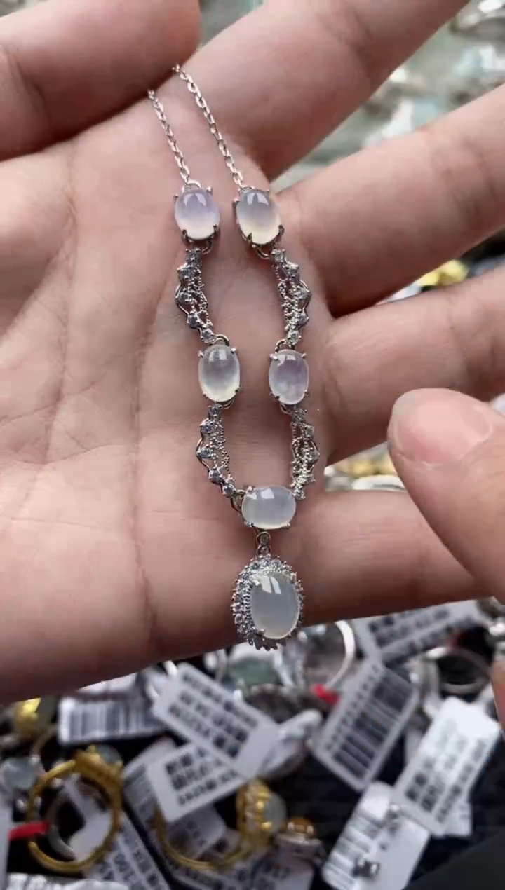 【闪购商品】翡翠戒指银S925镶嵌666666---3