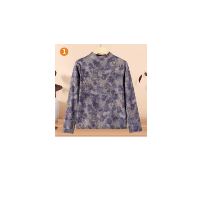 BDM[丽姐.优选]丽雅两色紫圈CK打底衫