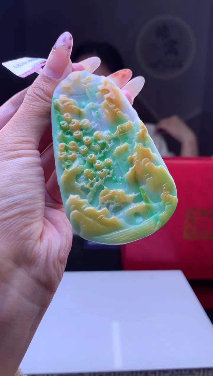 【闪购商品】定制翡翠未镶嵌挂件发货（拍一发一）