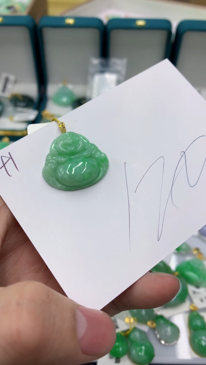 【闪购商品】翡翠颈饰18K金镶嵌11111111