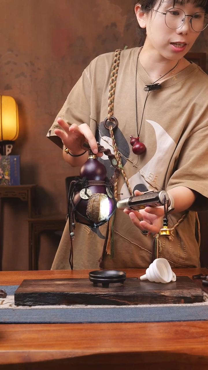 1577号精品大漆葫芦防腐防渗装水茶酒