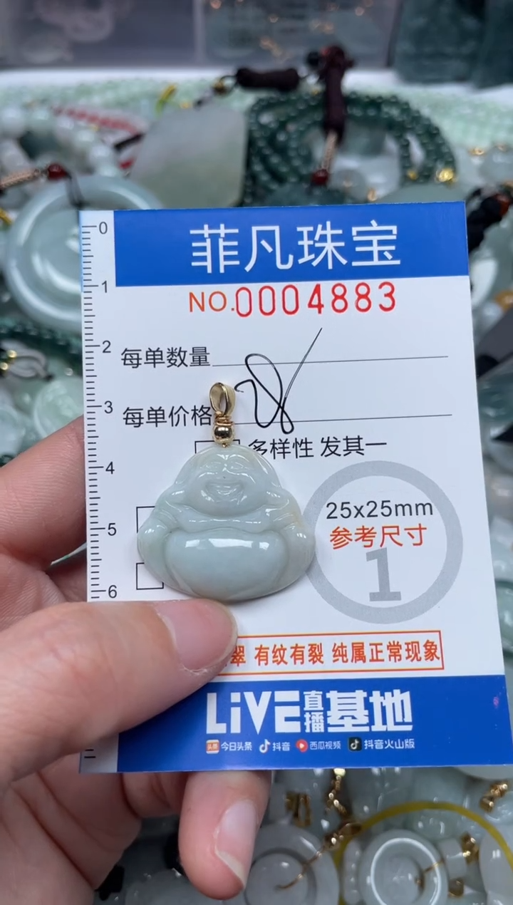 【闪购商品】翡翠颈饰未镶嵌00...4883