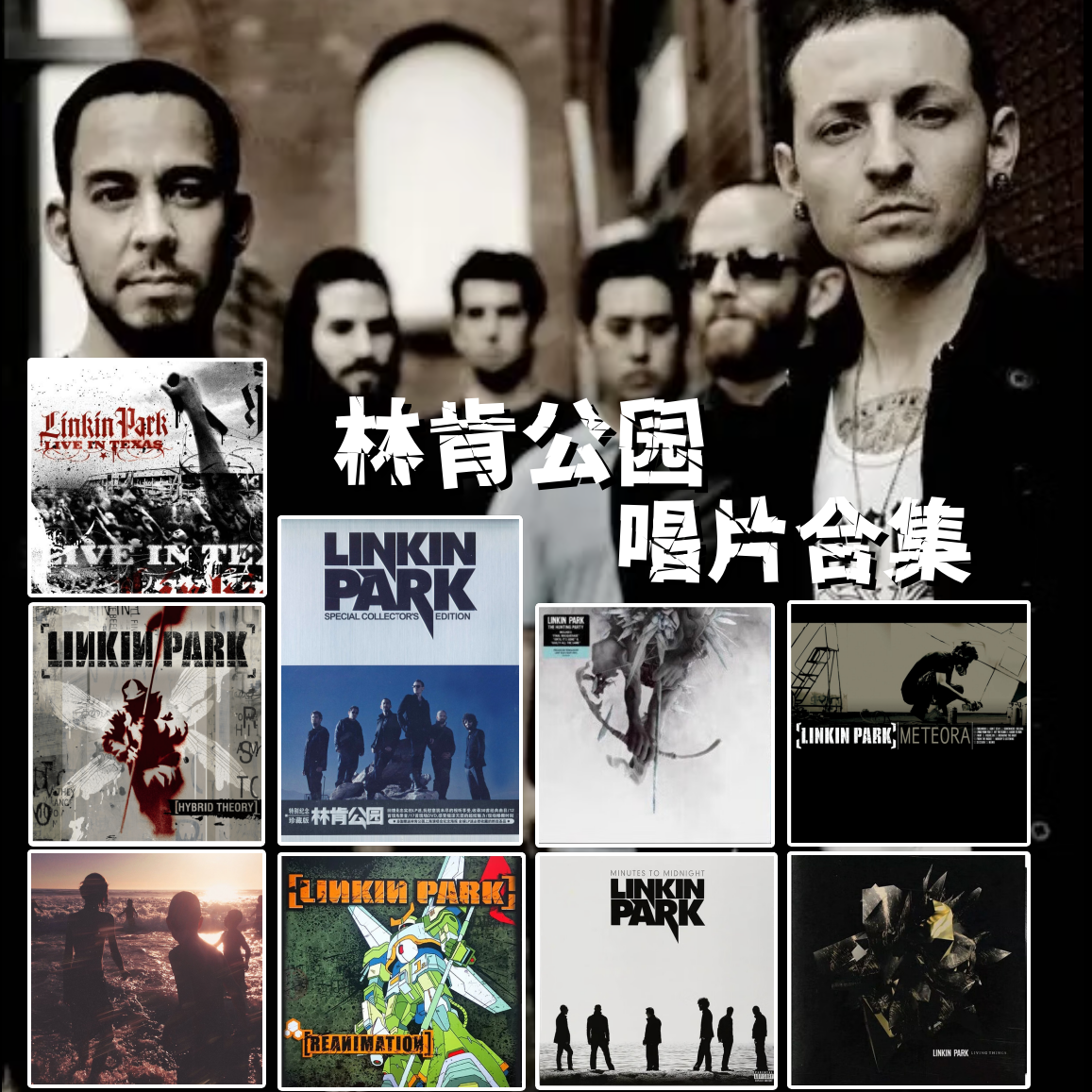 【合集】林肯公园实体专辑 正版唱片 车载CD碟片/LP黑胶唱片