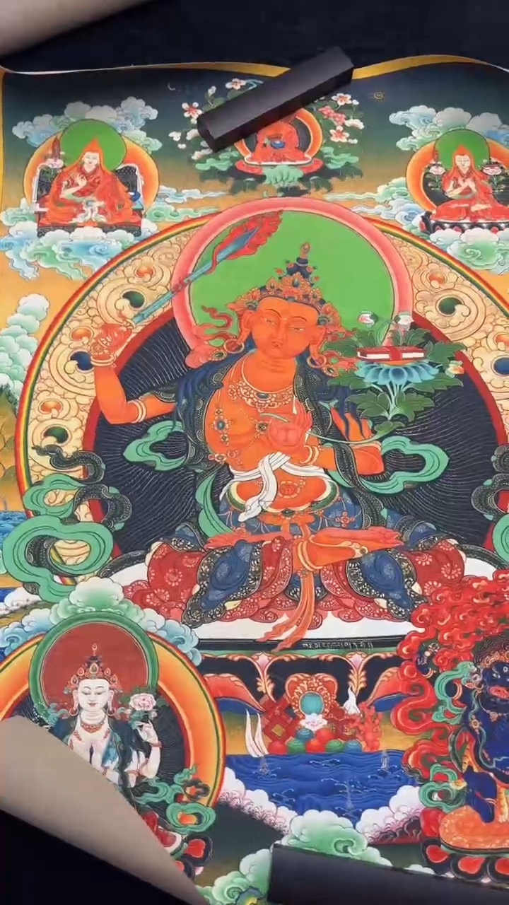 装裱画唐卡藏艺阁高端绘画作品TK16064