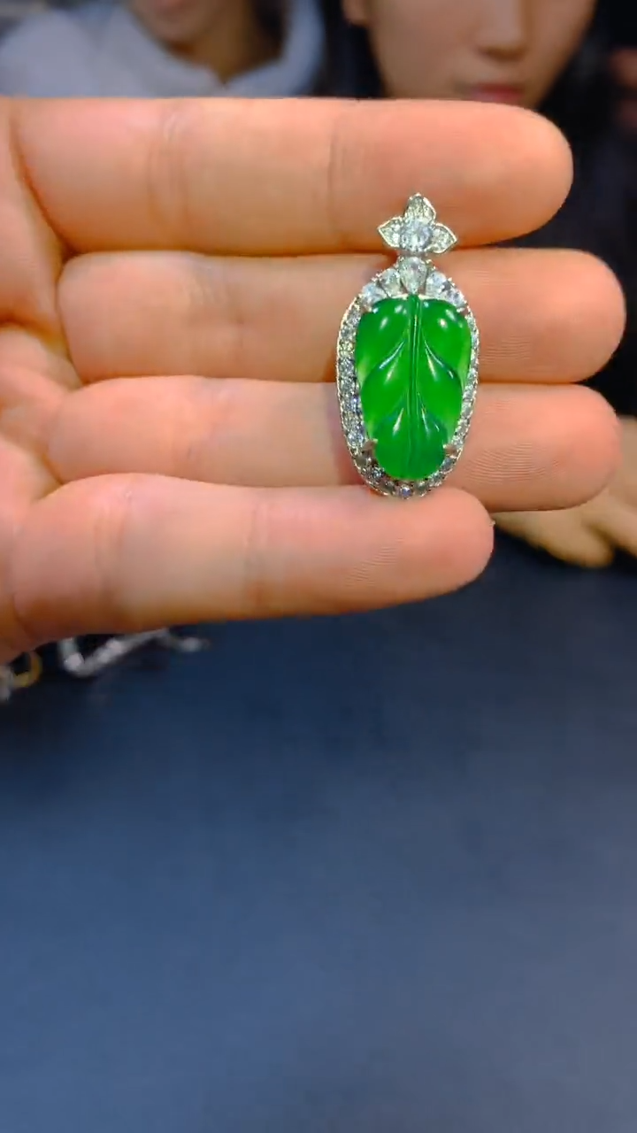 【闪购商品】翡翠吊坠(赠链)未镶嵌0883960024多样性发一