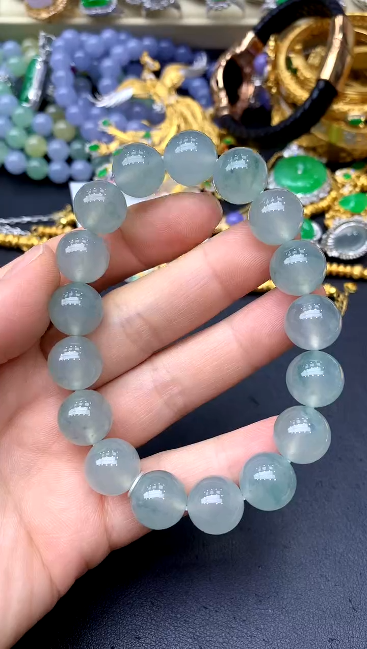 未镶嵌手串翡翠602-中国好珍宝
