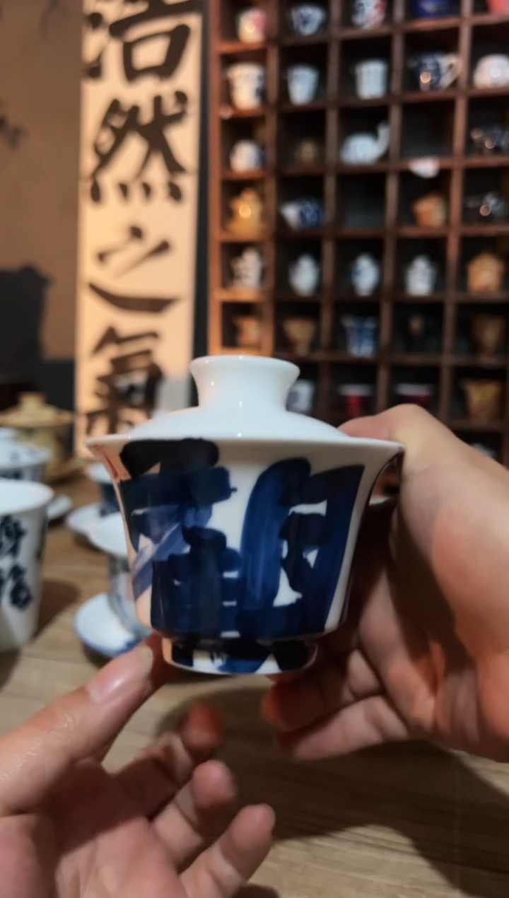 【闪购商品】观云听雨原创手绘茶具