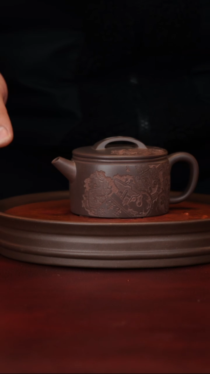 茶壶紫砂原矿高端紫砂--汉瓦