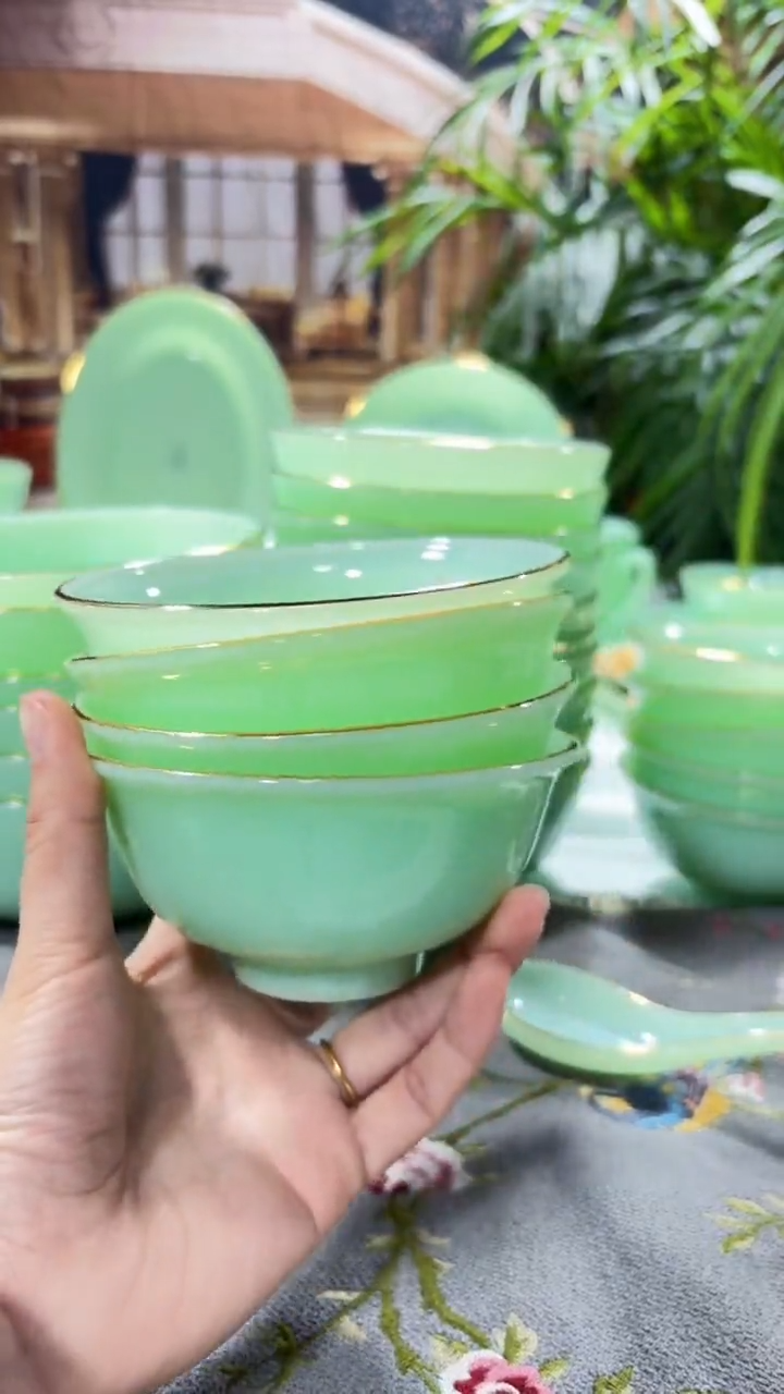 【闪购商品】... 4.5英寸玉瓷碗4个口径11.5厘米 