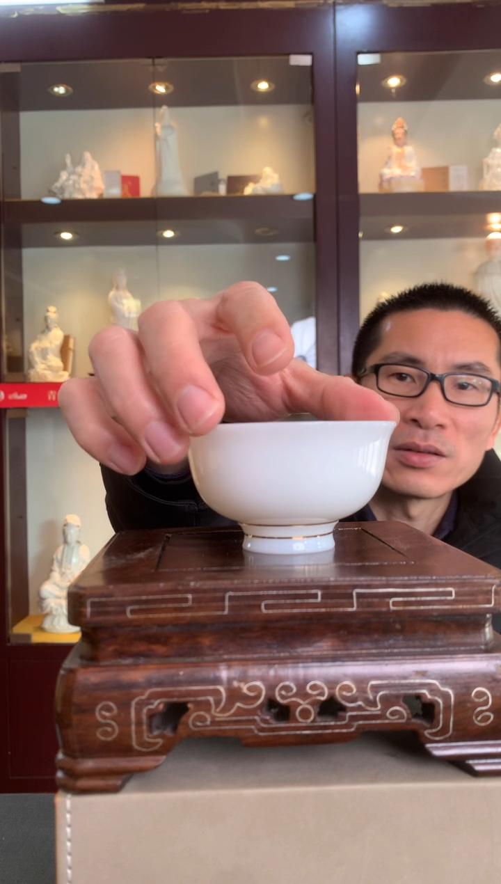 【闪购商品】杯德化白瓷 主人杯