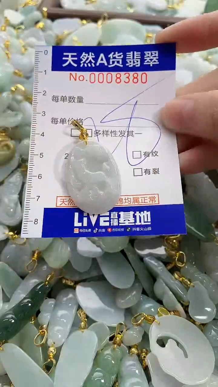 颈饰未镶嵌翡翠天然A货翡翠