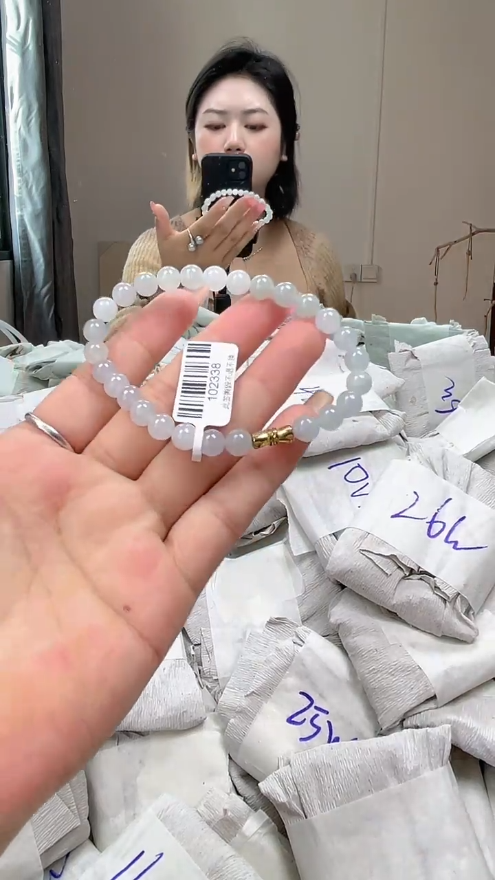 未镶嵌手链翡翠手串