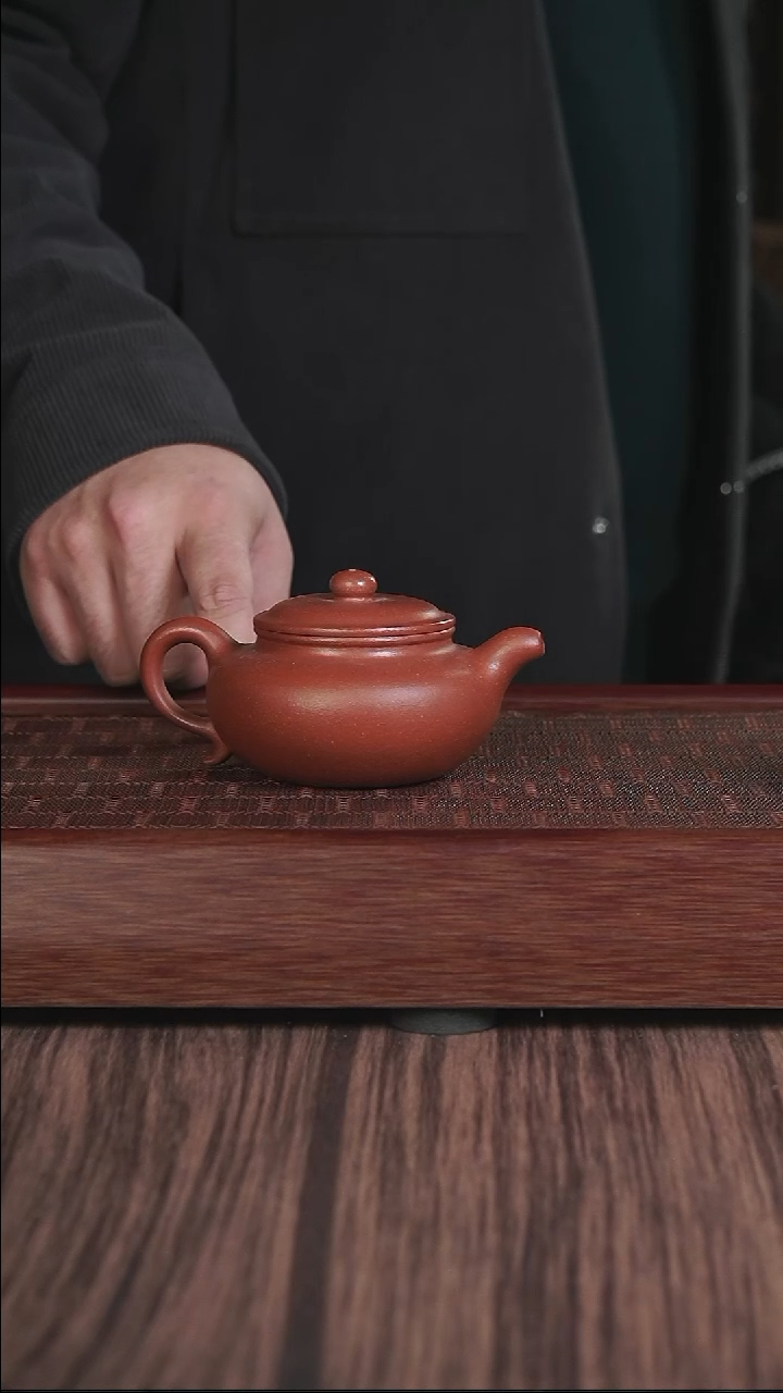 【闪购商品】紫砂茶壶红降坡 仿古