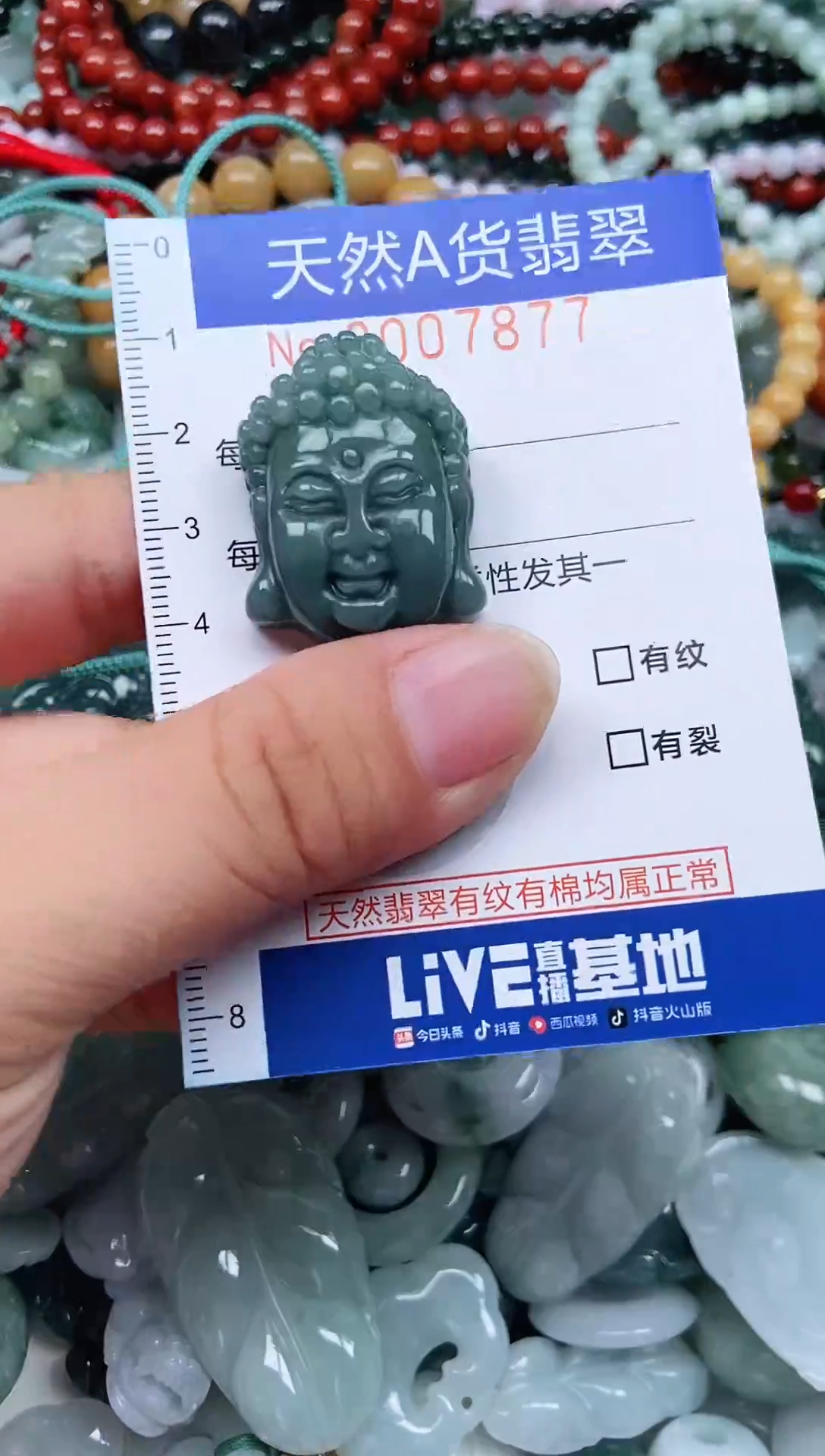 颈饰未镶嵌翡翠翡翠