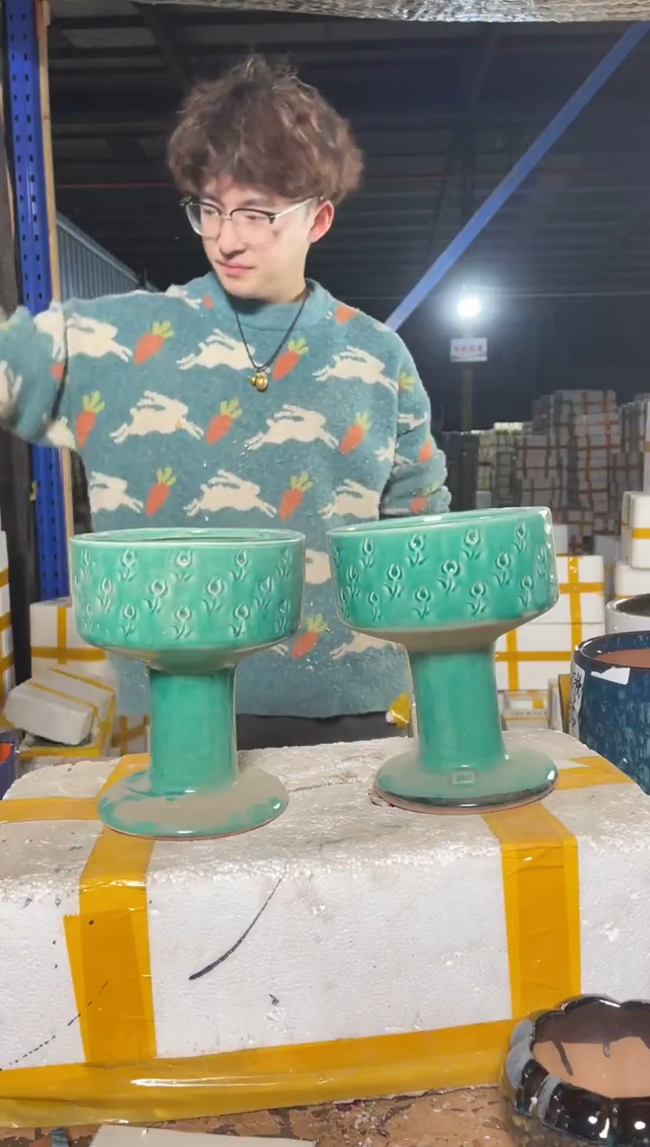 紫砂花盆宜兴紫砂粗陶花盆