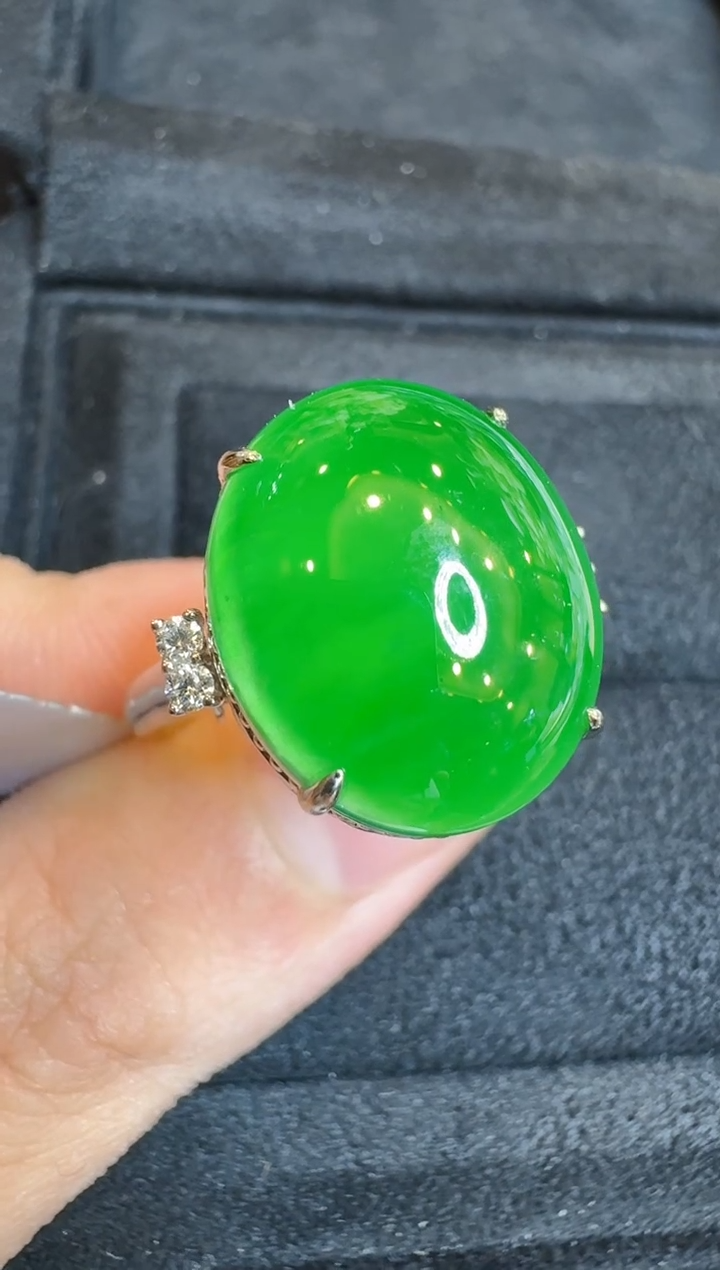 【闪购商品】翡翠戒指18K金镶嵌多样性团购发一件