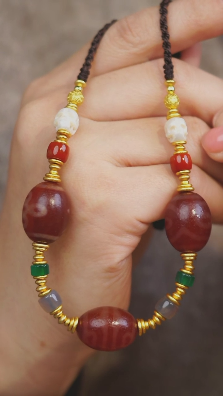 【闪购商品】玛瑙/玉髓项链未镶嵌多样性发其一