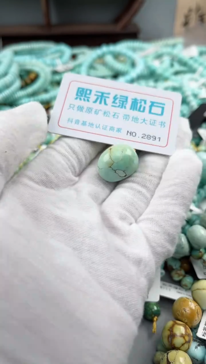 未镶嵌绿松石松石2891