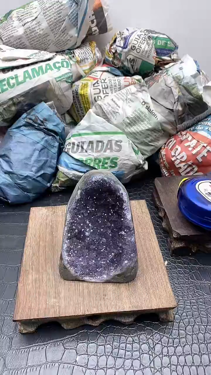 【闪购商品】紫晶1未镶嵌311号摆件