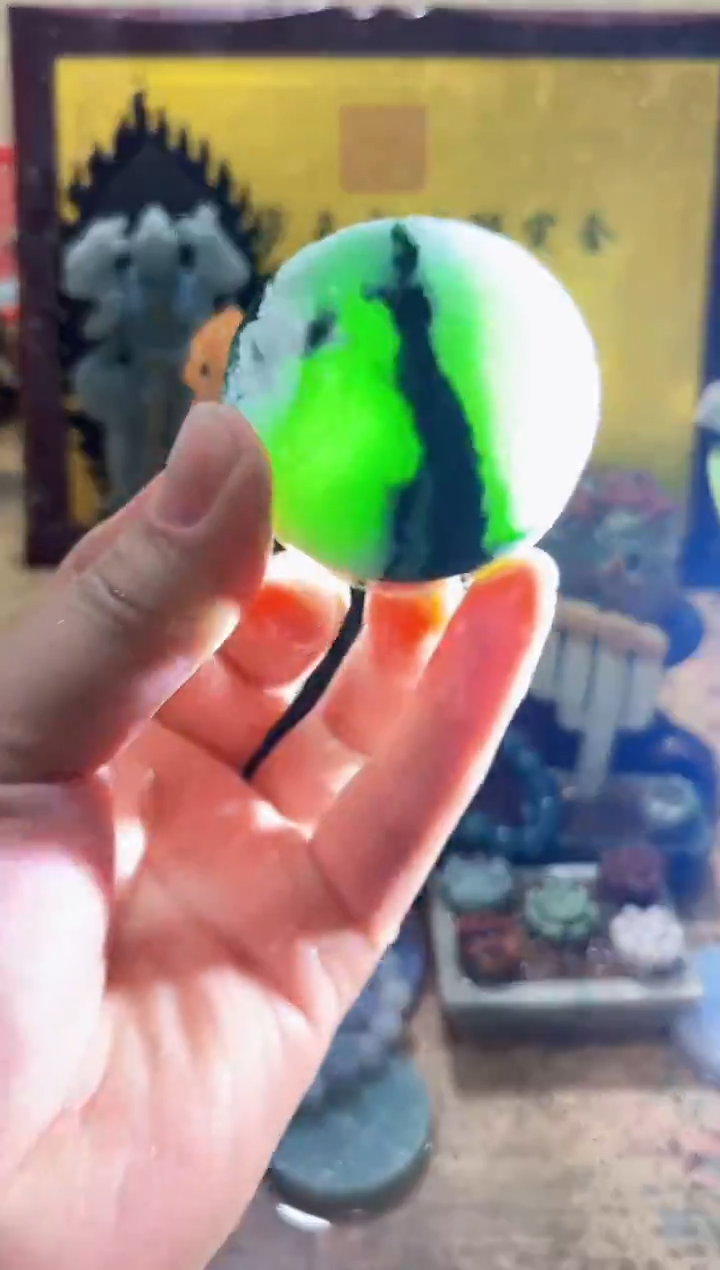 未镶嵌挂件翡翠A货常星8098