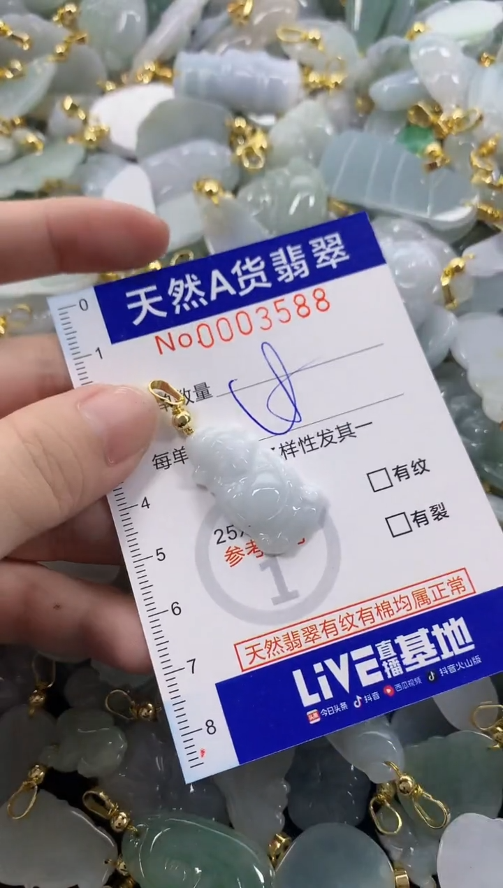 颈饰未镶嵌翡翠天然A货翡翠