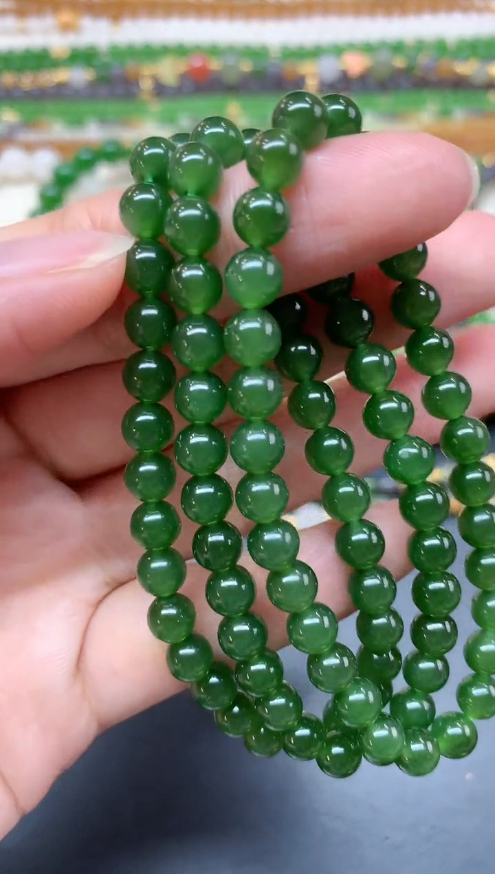 【闪购商品】和田玉手串未镶嵌A396多样性发其一|680