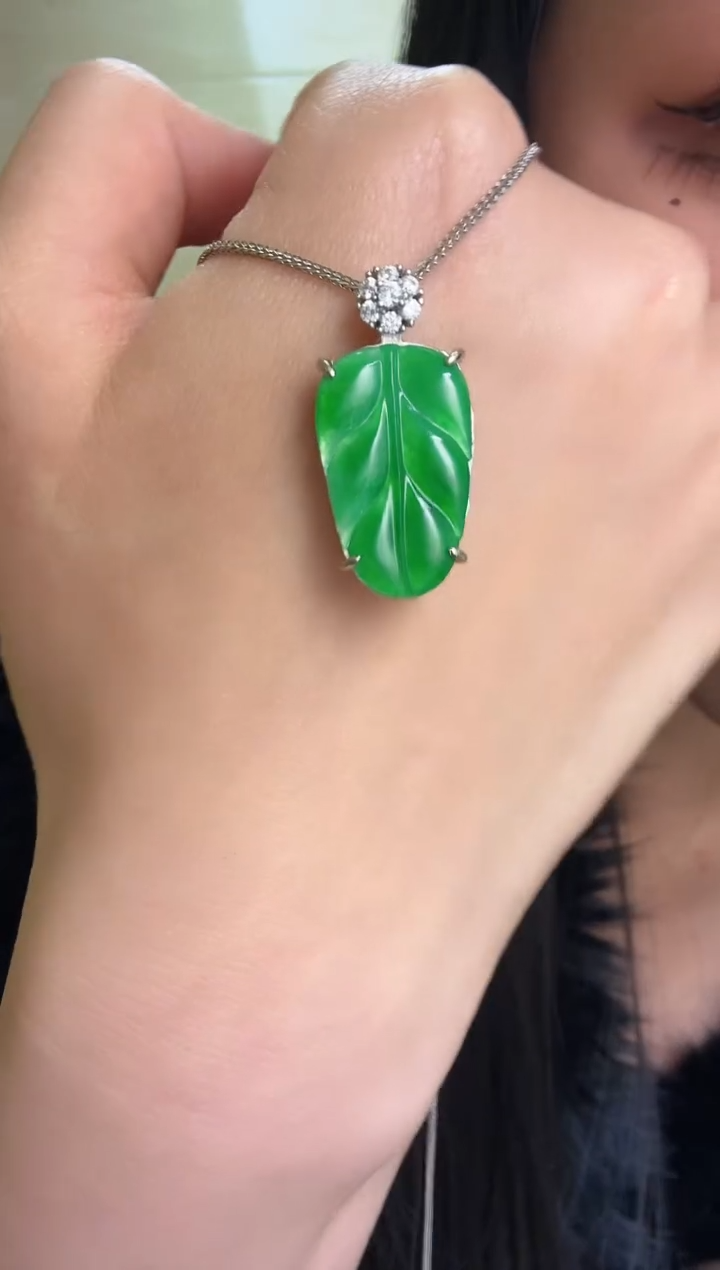 【闪购商品】翡翠吊坠(不含链)银S925镶嵌吊坠