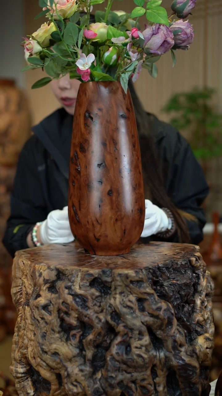 枣木雷击枣木水滴瓶