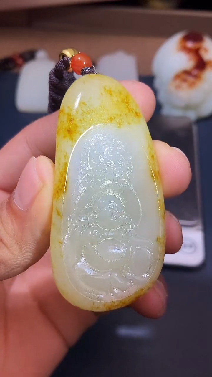 颈饰未镶嵌和田玉HX