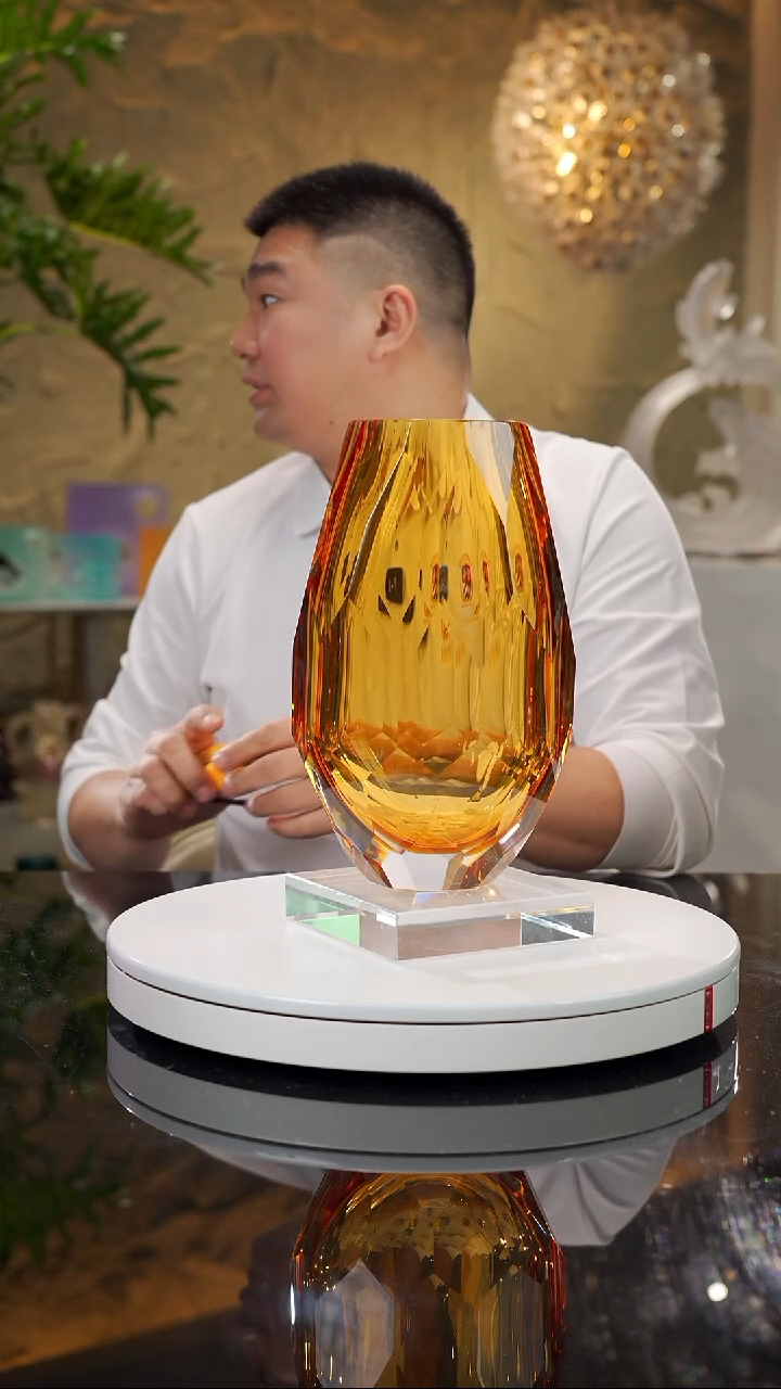 【闪购商品】瓷片福利琥珀切面花瓶