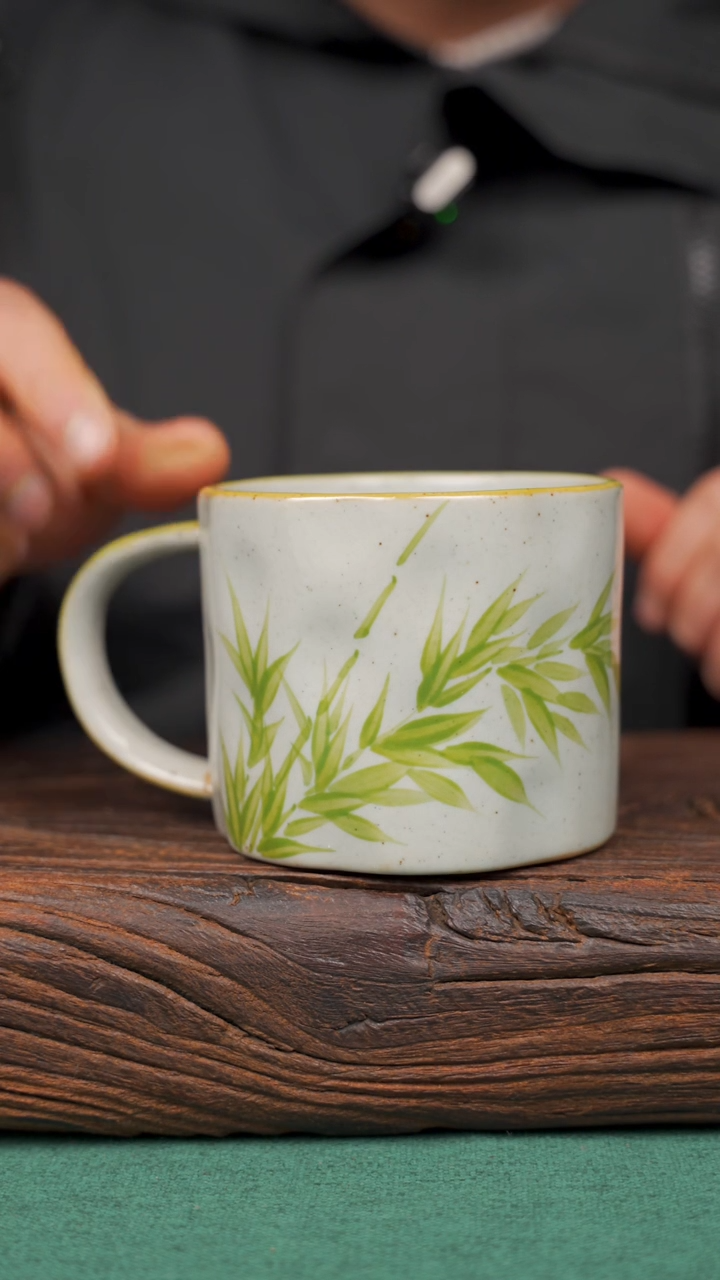 【闪购商品】瓷片61景德镇杯釉下手工手绘瓷器