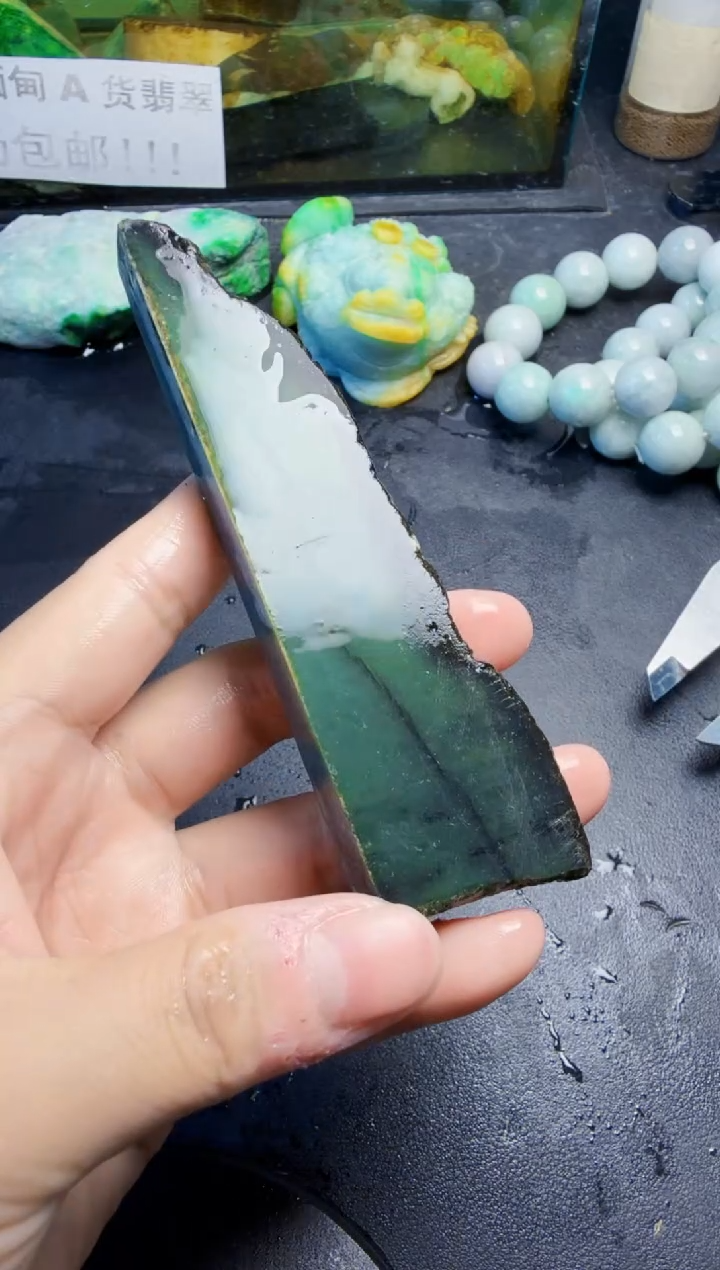 未镶嵌挂件翡翠天然翡翠028