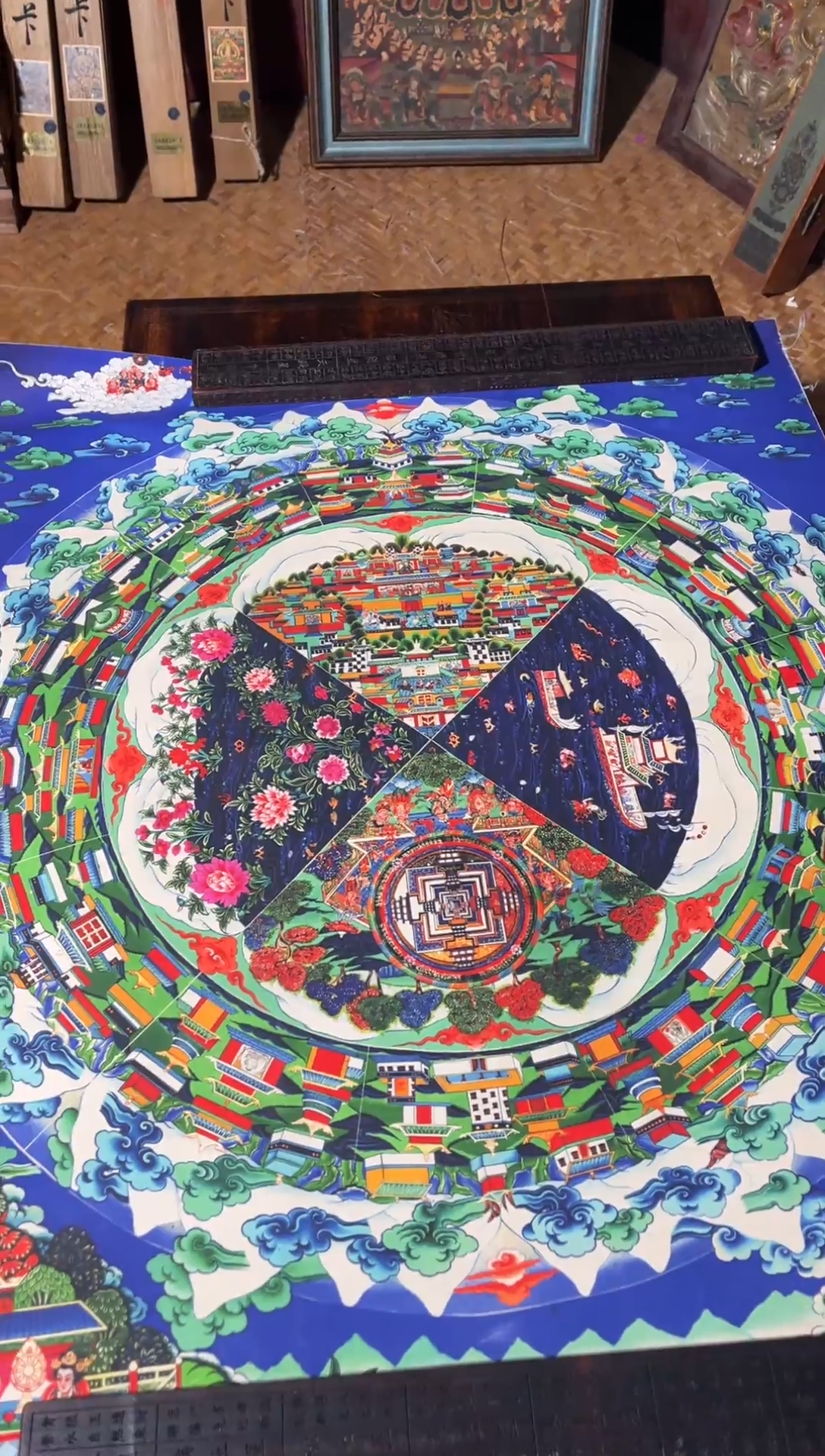 卷轴画东东唐卡tk16