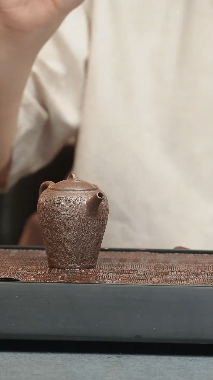 茶壶紫砂五堂 布纹不问