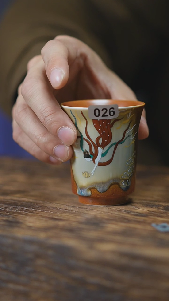 【闪购商品】026手绘系列飞天神女单杯