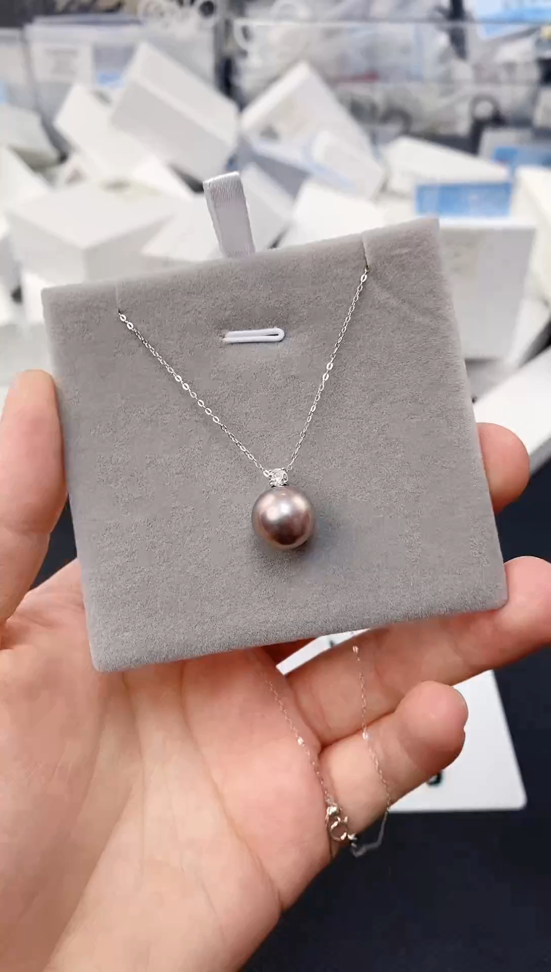 未镶嵌耳饰淡水珍珠XL1067