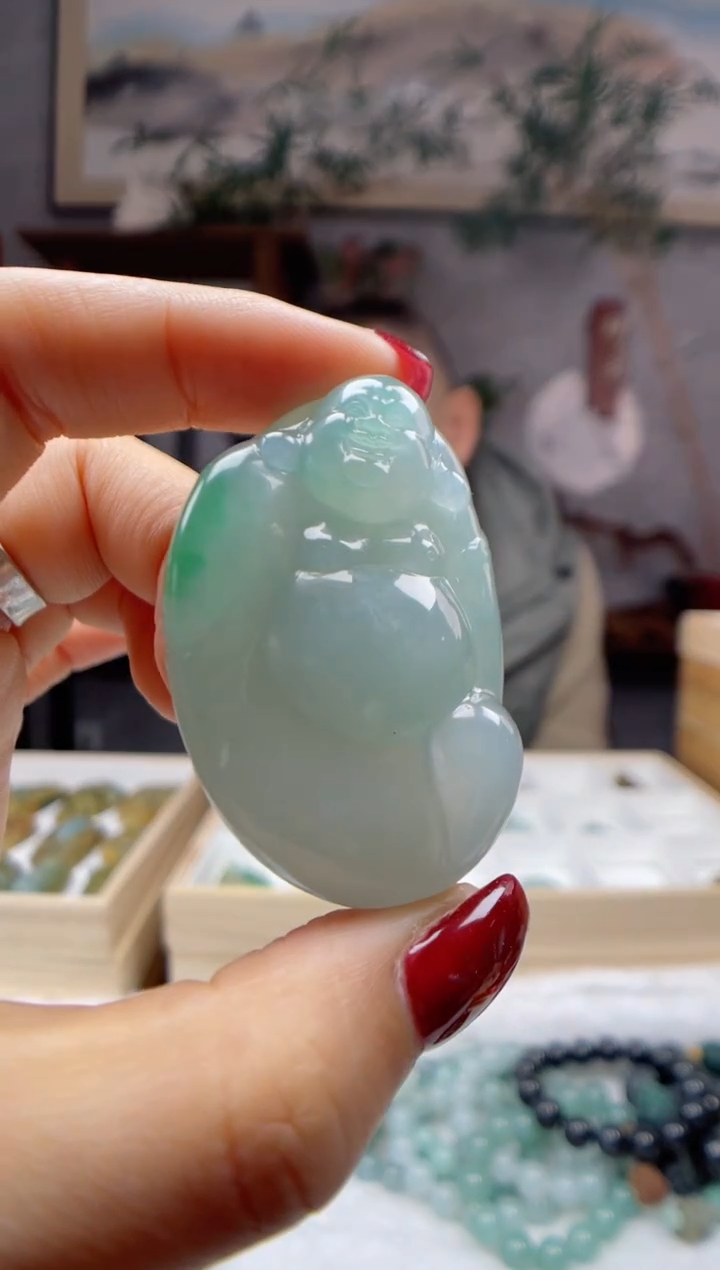 【闪购商品】定制翡翠未镶嵌佛公