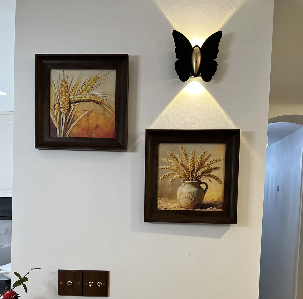 A76专版中古风法式新中式穗穗如意古典麦穗小众艺术装饰画