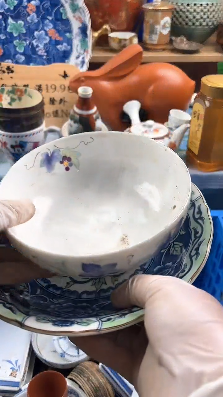 瓷片梁*英歌瓷器满19.9包邮